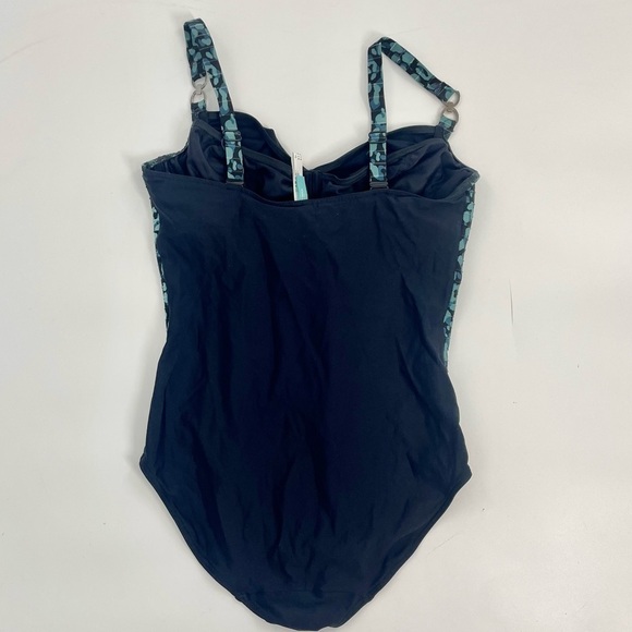 PRIMA DONNA Sherry Swimsuit Control Wire Cups Navy Blue Ruched Resortwear 2X - Picture 8 of 16